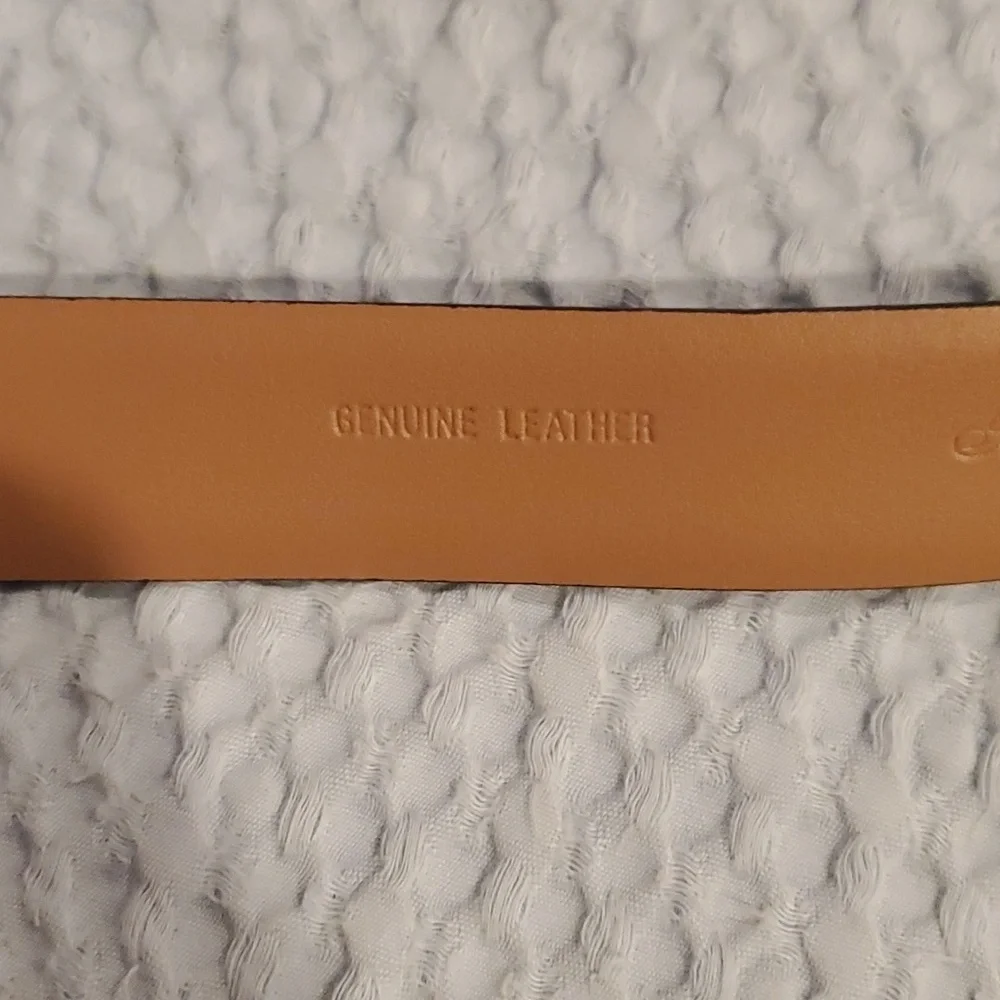 Men's Brown Leather Belt Size 42